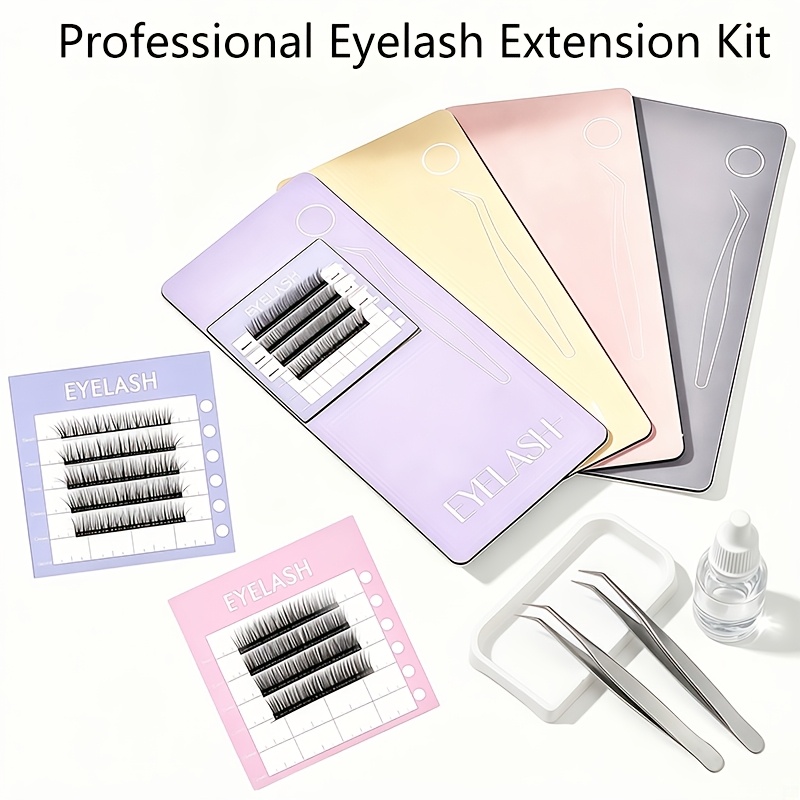Eyelash Extension Menu - 3pcsProfessional Magnetic Eyelash Extension Kit Palette