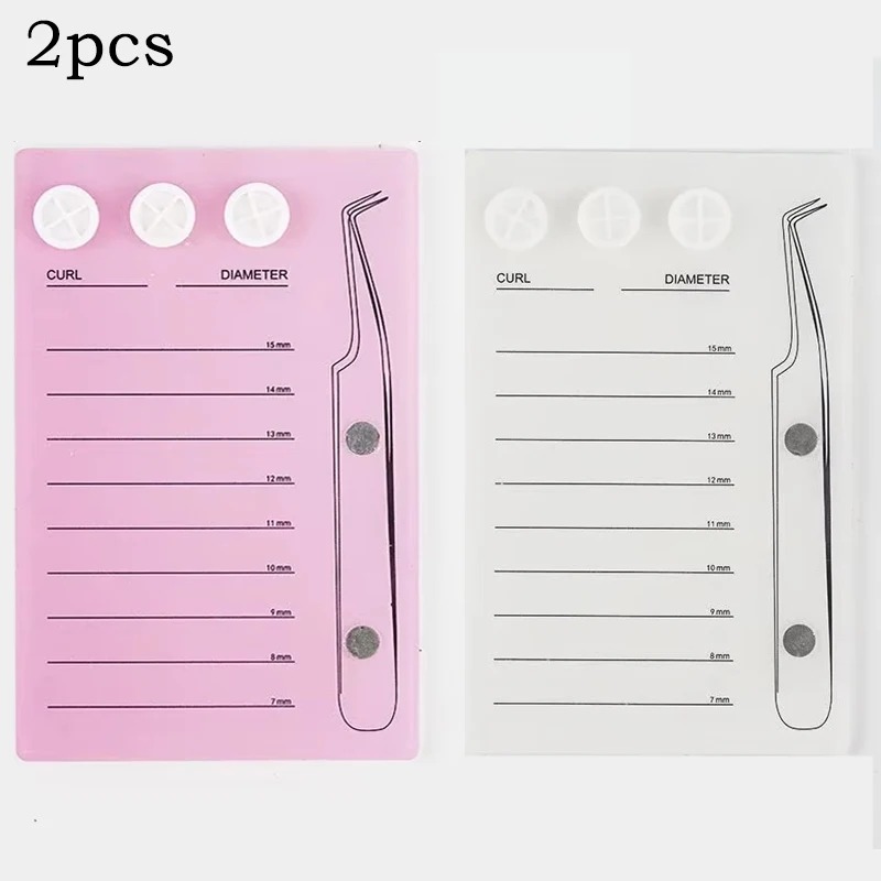 Eyelash Extension Menu - Acrylic Eyelash Holder False Lashes Tray
