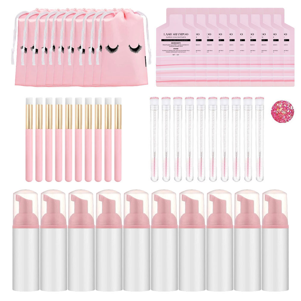 Eyelash Extension Wash Kit - Eyelash Extension Shampoo foam Kit 60ml