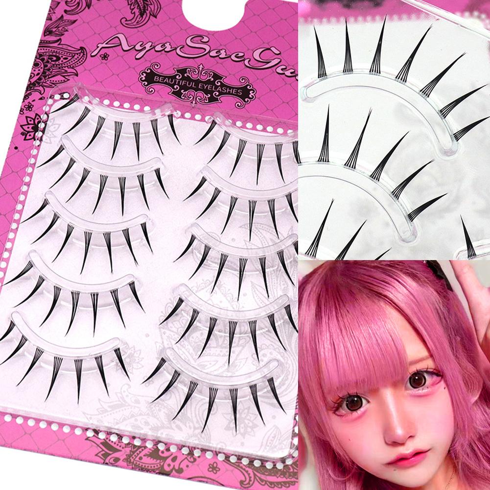Eyelash Extension Doll Eye - One-Piece False Eyelashes Black Stem Doll