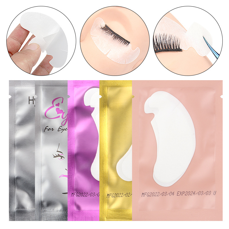 Eyelash Extension Eye Mask - 50pairs Eyelash Extension Eye Pads Grafted