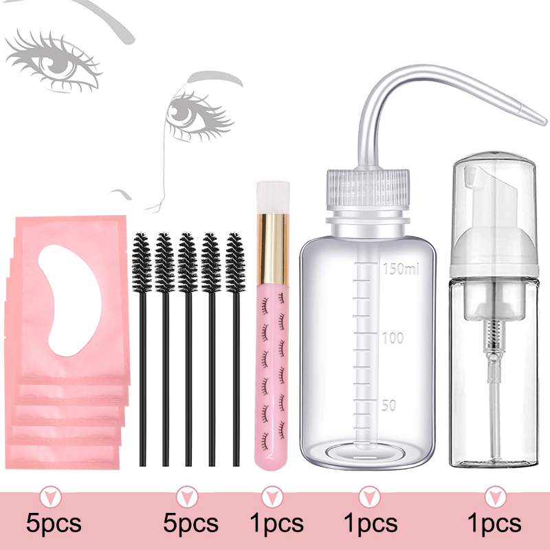 Eyelash Extension Eye Mask - 13Pcs Eyelash Extension Cleaning Kit 5
