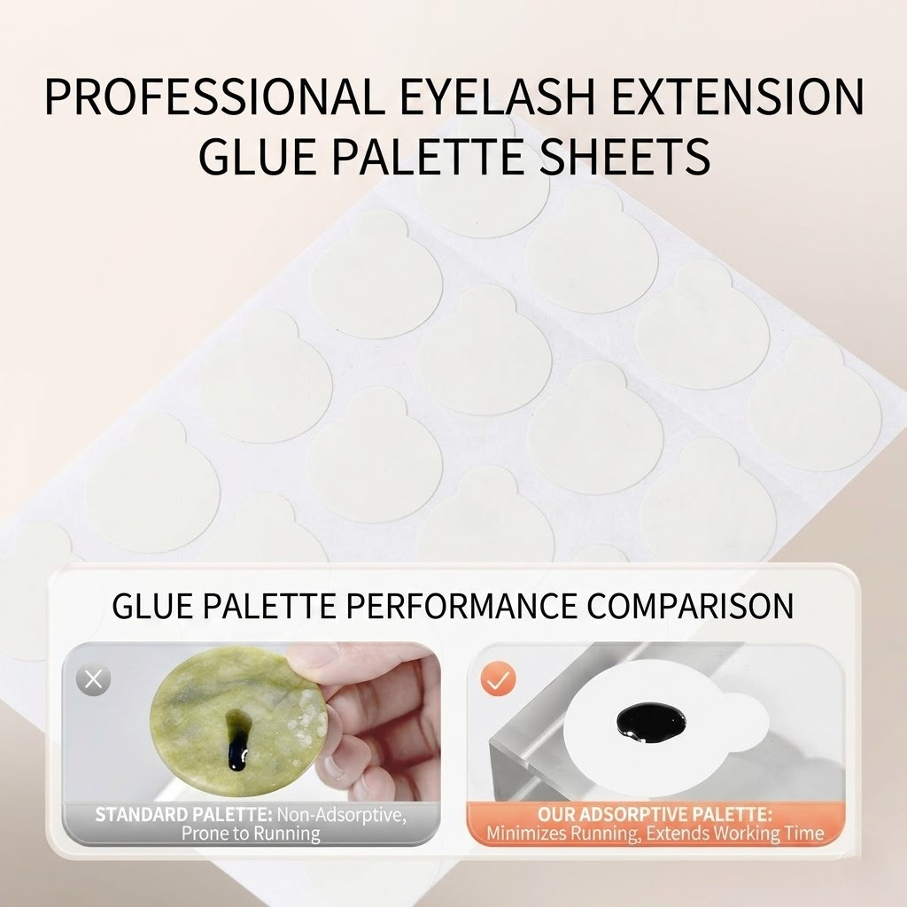 100 stickers/5 sheets Eyelash  - Eyelash Extension Menu recension och pris