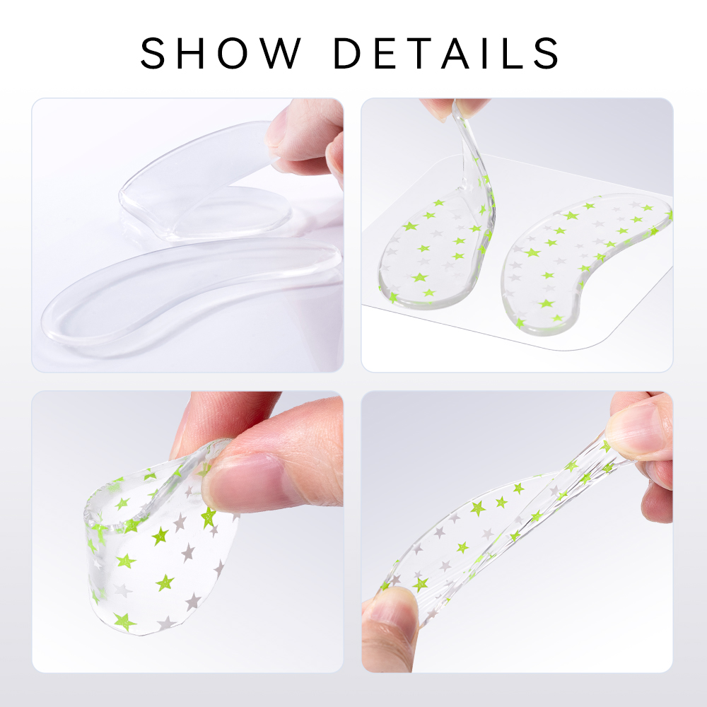 DAMMAN 1/5 Pair Silicone Eye P - Eyelash Extension Eye Mask recension och pris