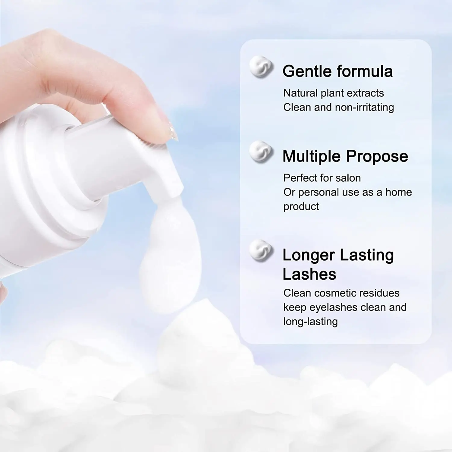 50ml Lanthome Eyelash Extensio - Eyelash Extension Wash Kit recension och pris