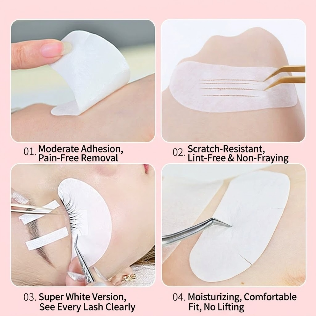 50 Pairs U-Shaped Under Eye Pa - Eyelash Extension Eye Mask recension och pris