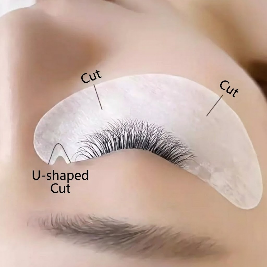 50 Pairs U-Shaped Under Eye Pa - Eyelash Extension Eye Mask recension och pris