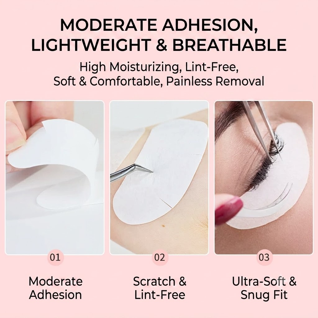 50 Pairs U-Shaped Under Eye Pa - Eyelash Extension Eye Mask recension och pris
