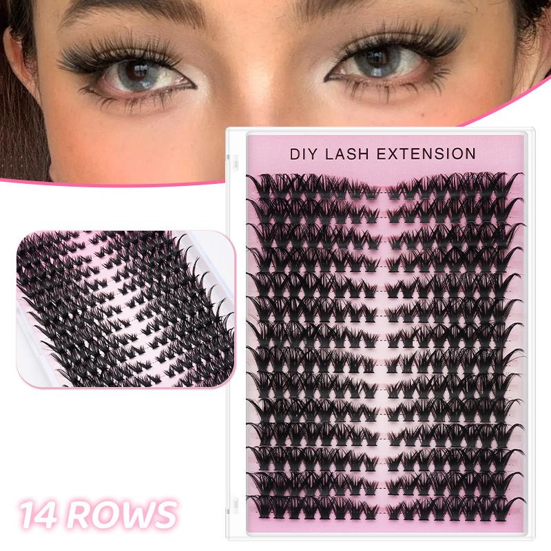 20pcs DIY False Eyelash Extens - Eyelash Extension Individual recension och pris
