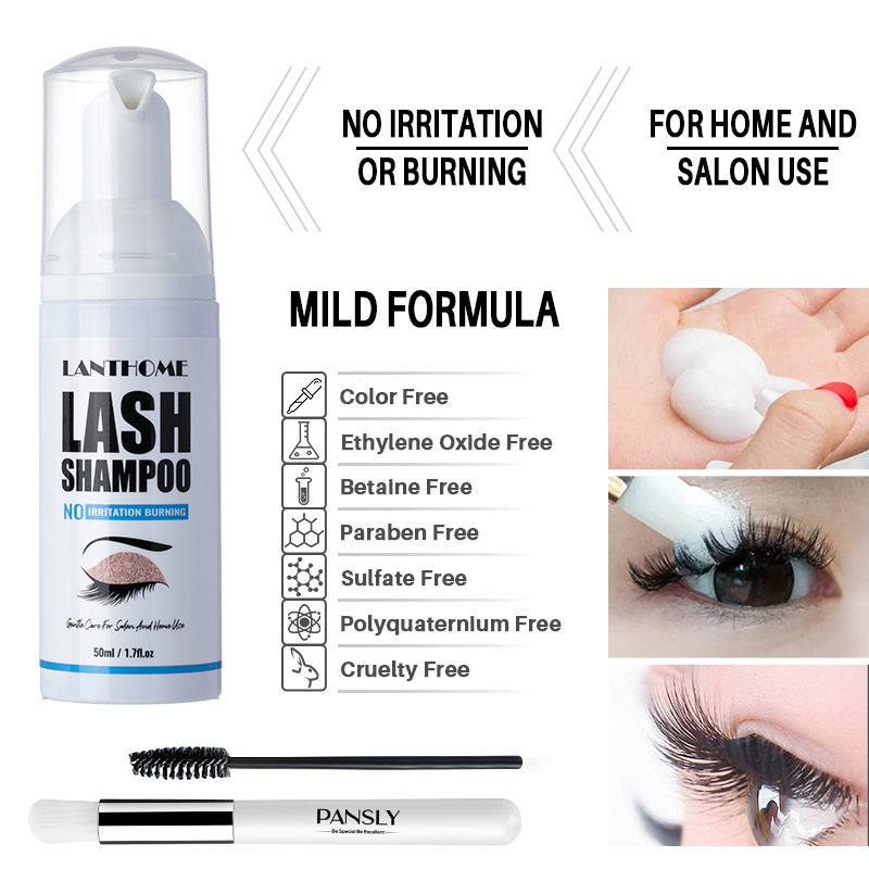 50ML Lanthome Pro Eyelash Exte - Eyelash Extension Wash Kit recension och pris