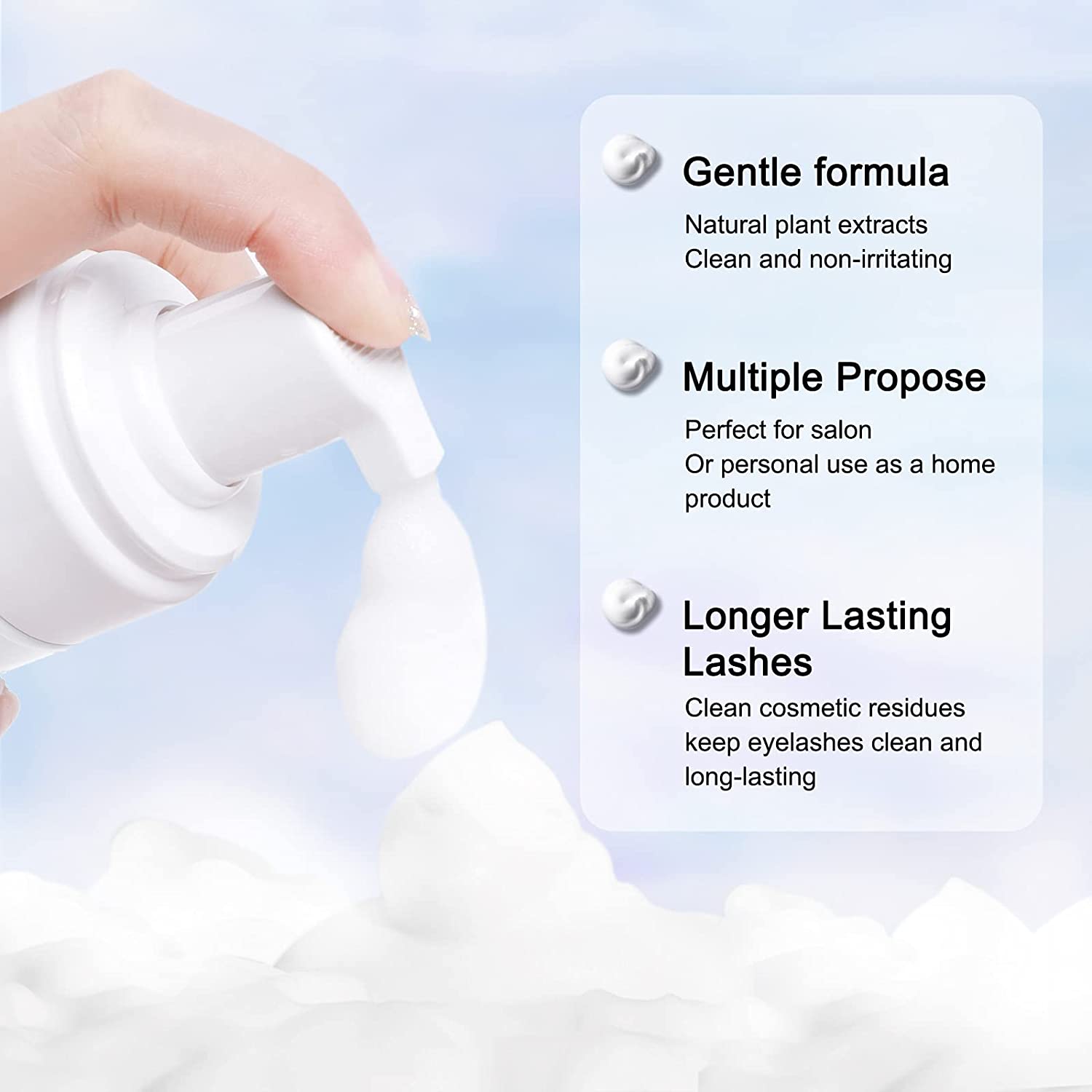 50ML Lanthome Pro Eyelash Exte - Eyelash Extension Wash Kit recension och pris