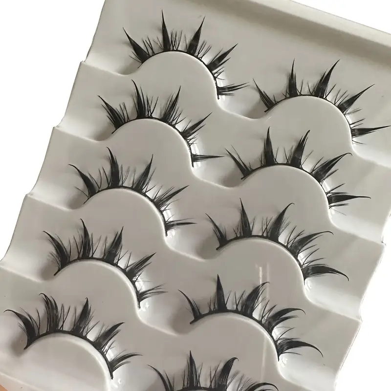 5 Pairs of Anime-Style False E - Eyelash Extension Anime Style recension och pris