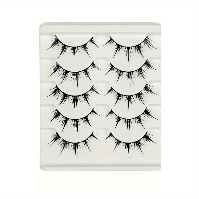 5 Pairs of Anime-Style False E - Eyelash Extension Anime Style recension och pris