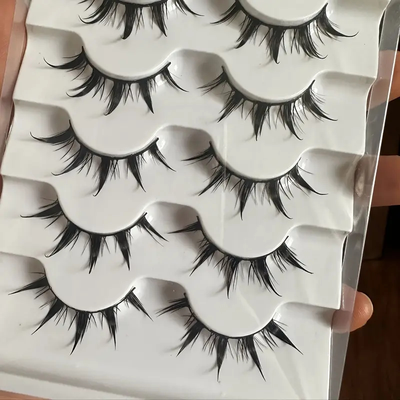 5 Pairs of Anime-Style False E - Eyelash Extension Anime Style recension och pris