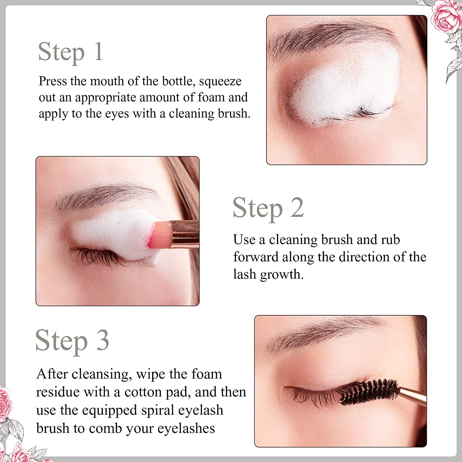 50ML Eyelash Extension Cleanse - Eyelash Extension Wash Kit recension och pris