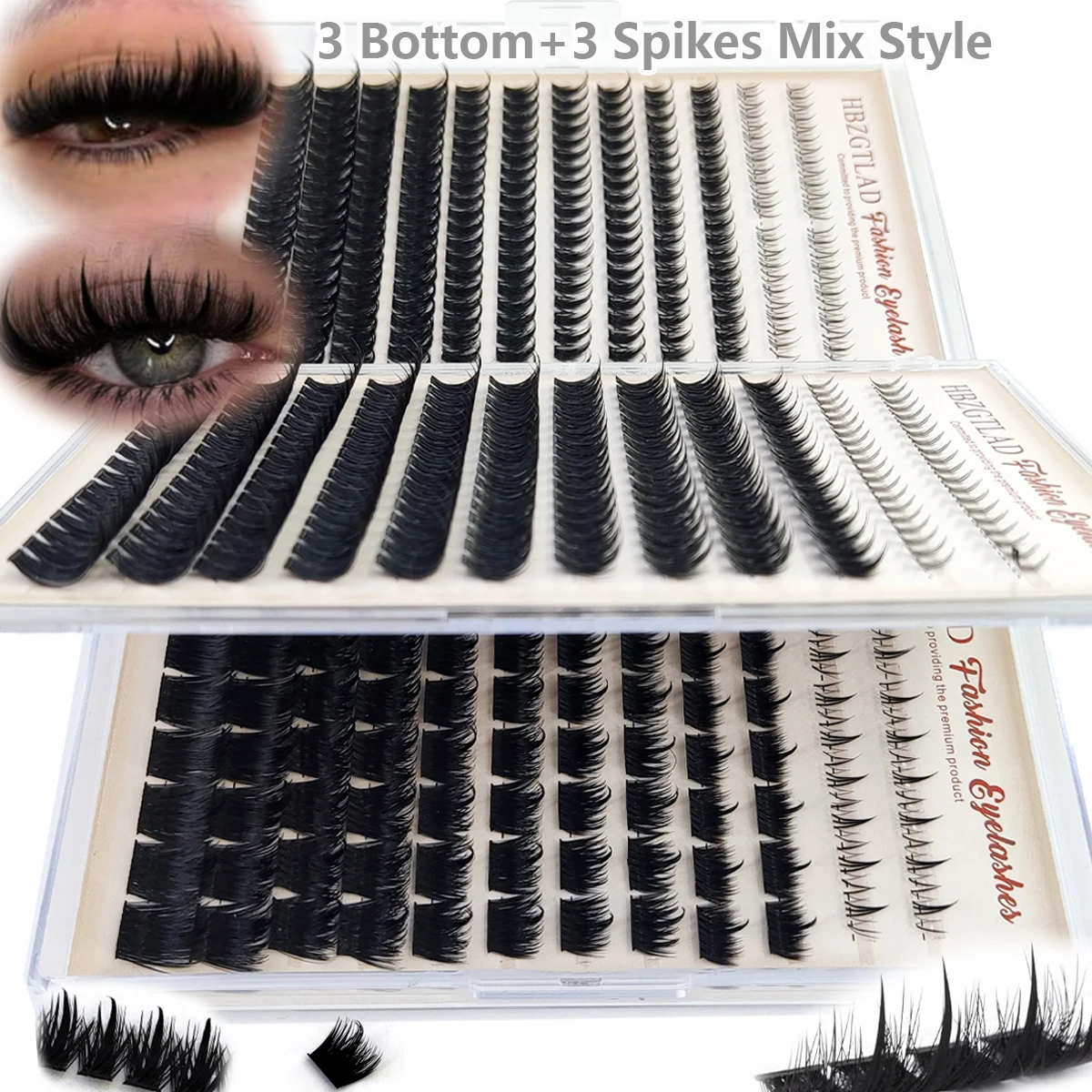 Manga style eyelash clusters s - Eyelash Extension Anime Style recension och pris