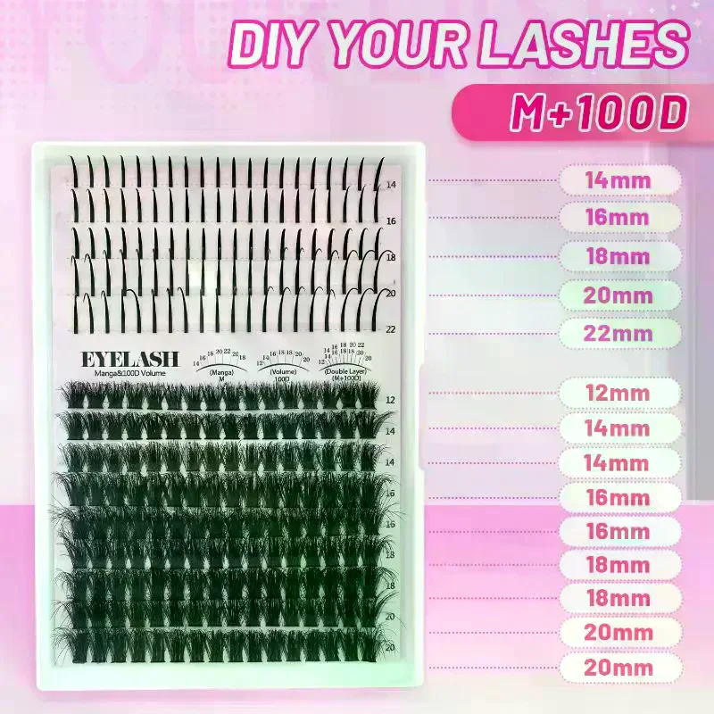Lash Clusters Kit Lash Spikes  - Eyelash Extension Individual recension och pris