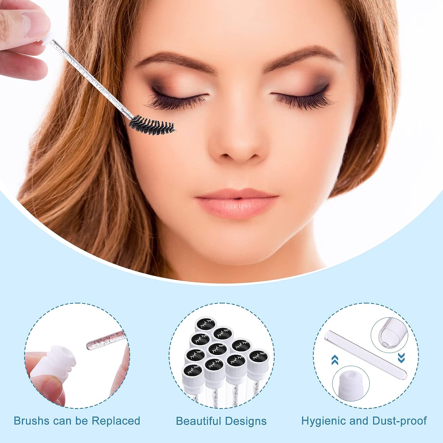 Eyelash Cleaning Set Lash Sham - Eyelash Extension Wash Kit recension och pris