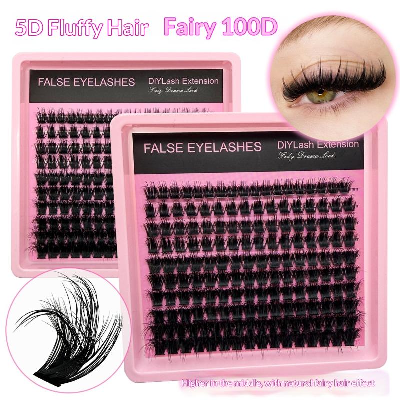 New 10Row 140 Clusters Fluffy  - Eyelash Extension Individual recension och pris