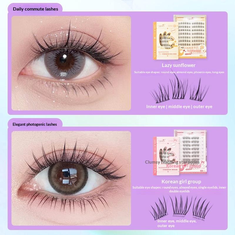 7 Rows Self-Adhesive Eyelashes - Eyelash Extension Adhesive recension och pris