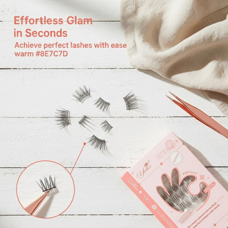 7 Rows Self-Adhesive Eyelashes - Eyelash Extension Adhesive recension och pris