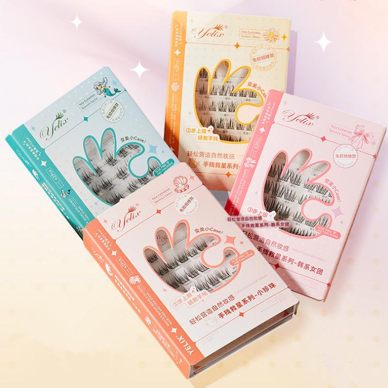 7 Rows Self-Adhesive Eyelashes - Eyelash Extension Adhesive recension och pris