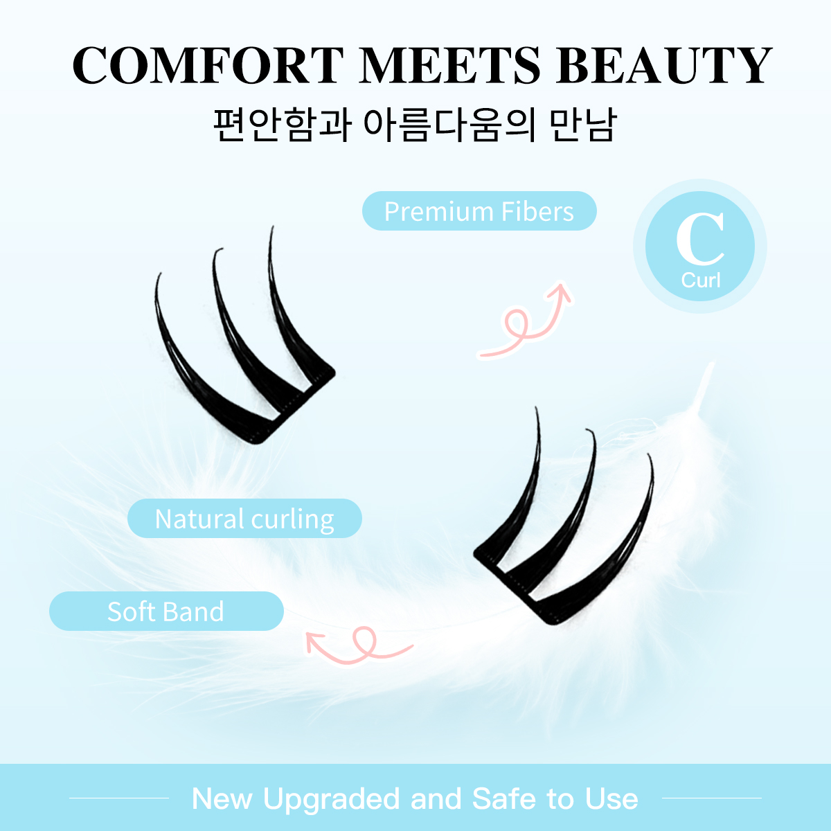 No-Glue Eyelash Clusters Ultra - Eyelash Extension Menu recension och pris