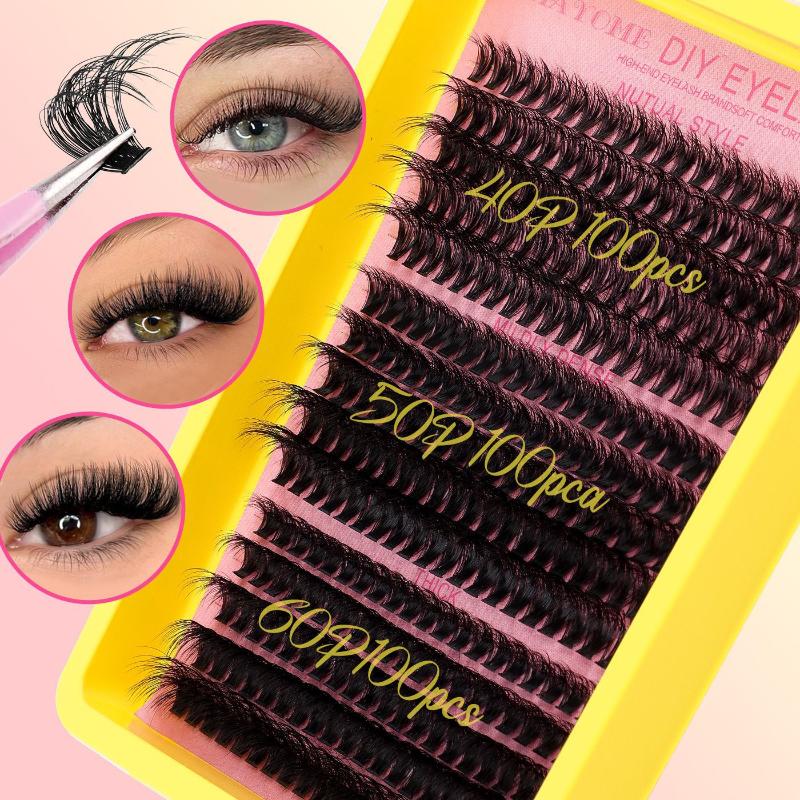 3D Faux Mink Lashes Wispy Eyel - Eyelash Extension Individual recension och pris